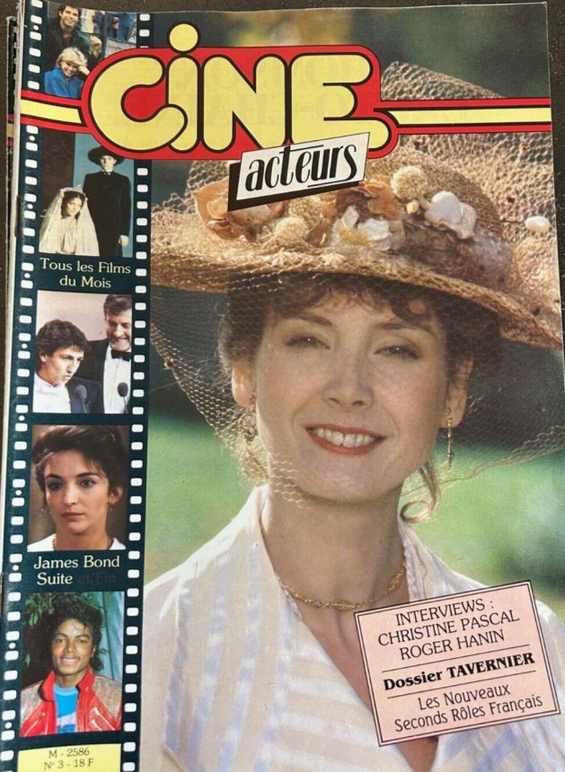 CINE ACTEURS magazine side cover Issue 3  1984