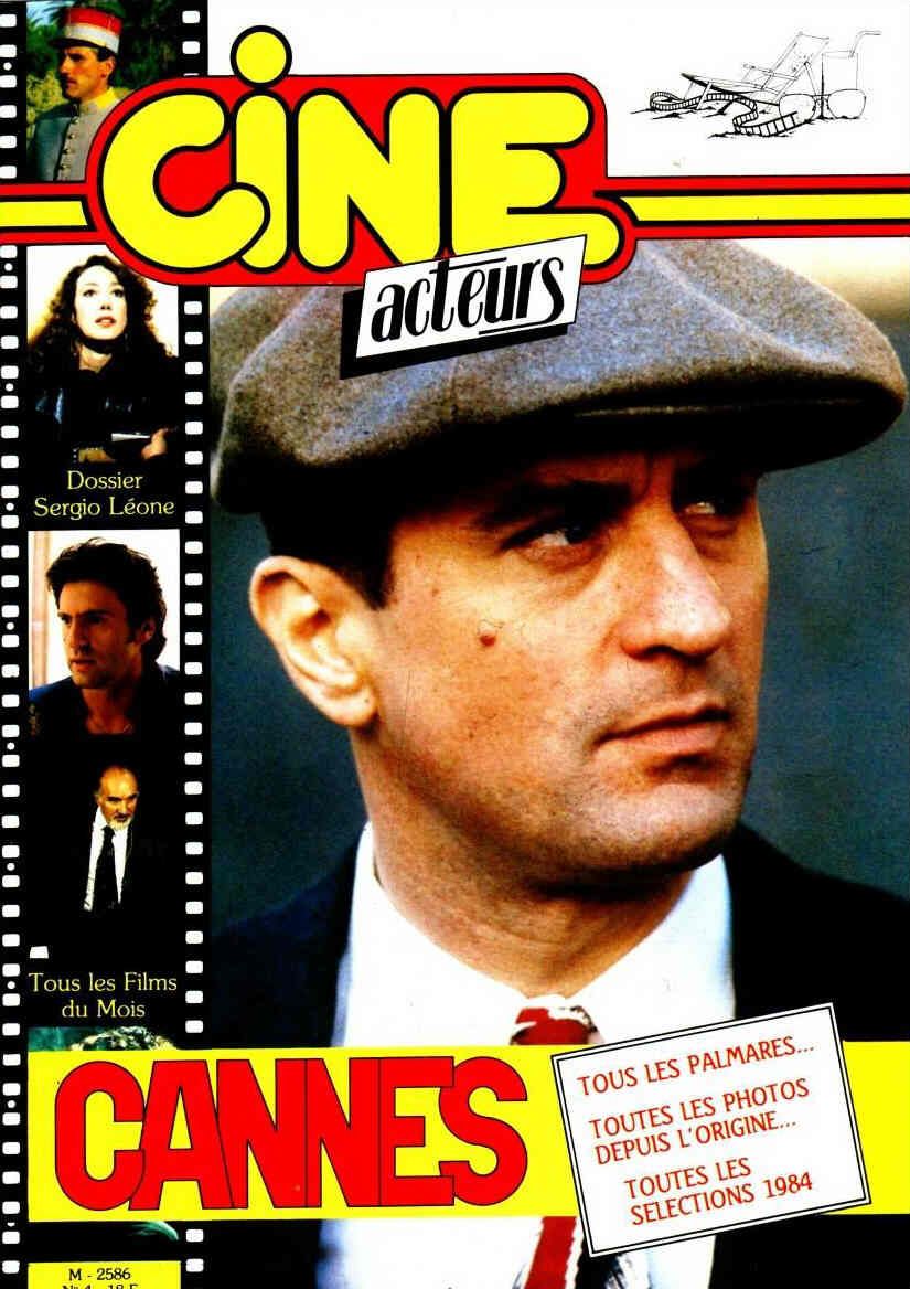 CINE ACTEURS magazine side cover Issue 4  1984