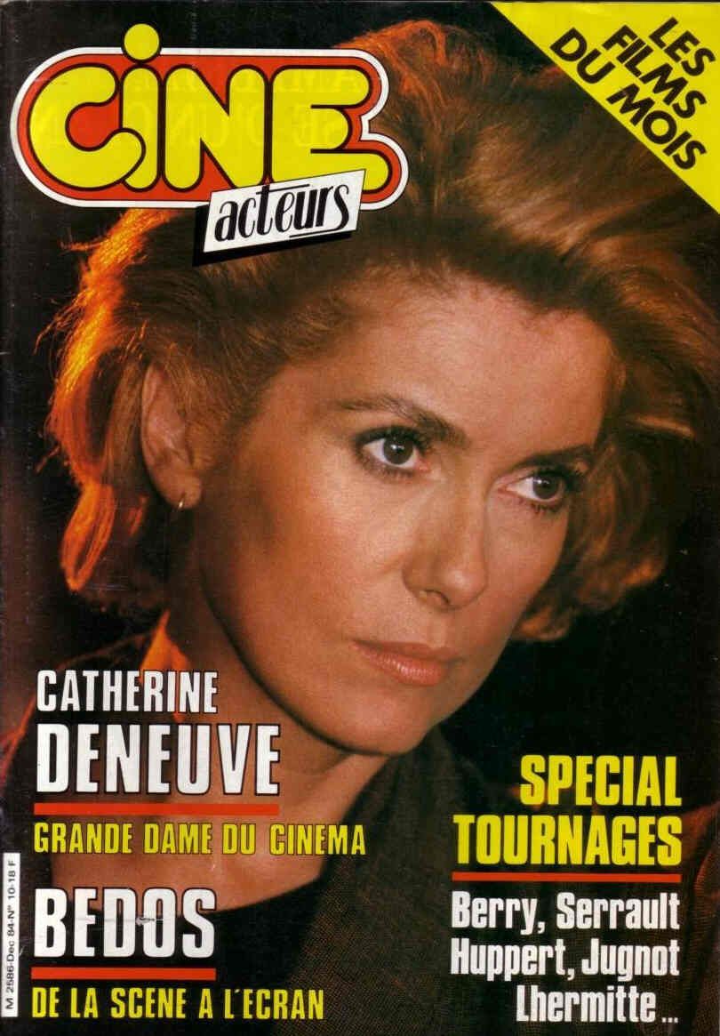 CINE ACTEURS magazine side cover Issue 10 December 1984