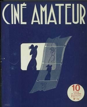 CINE AMATEUR magazine side cover Issue 65 25 October 1936