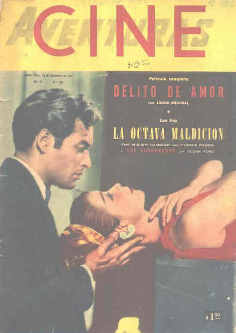 CINE AVENTURAS magazine side cover Issue 426 20 December 1954