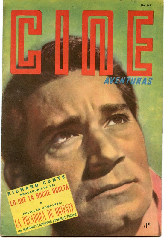 CINE AVENTURAS magazine side cover Issue 441 14 April 1955