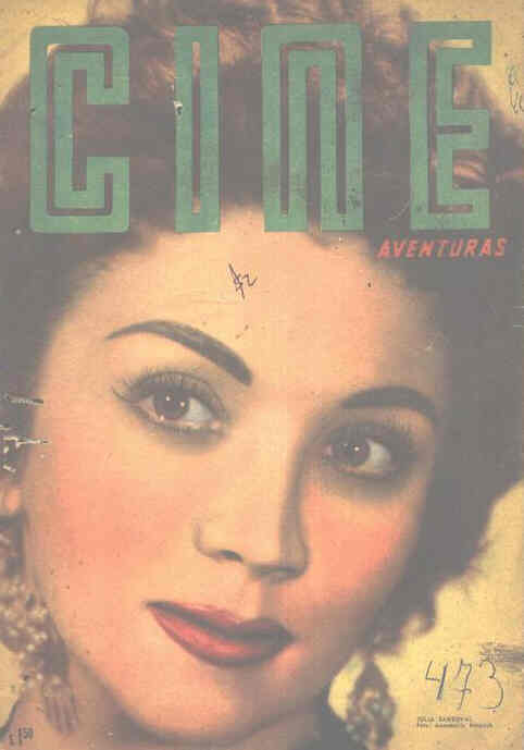 CINE AVENTURAS magazine side cover Issue 473 1 December 1955