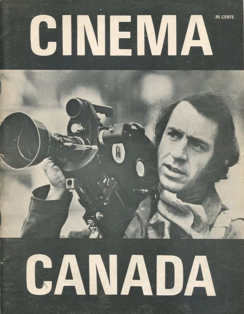CINEMA CANADA magazine cover Issue 3  1972