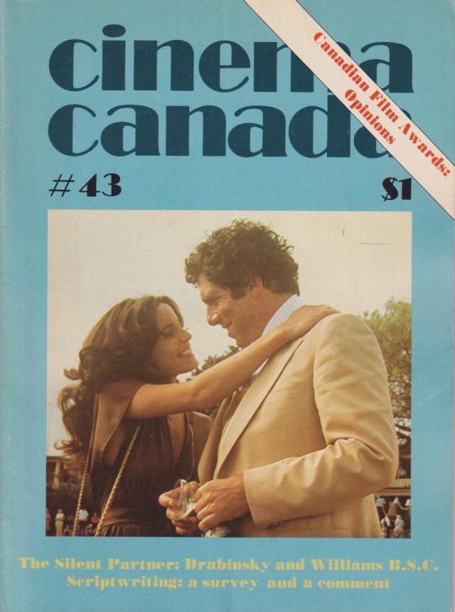 CINEMA CANADA magazine cover Issue 43  1977