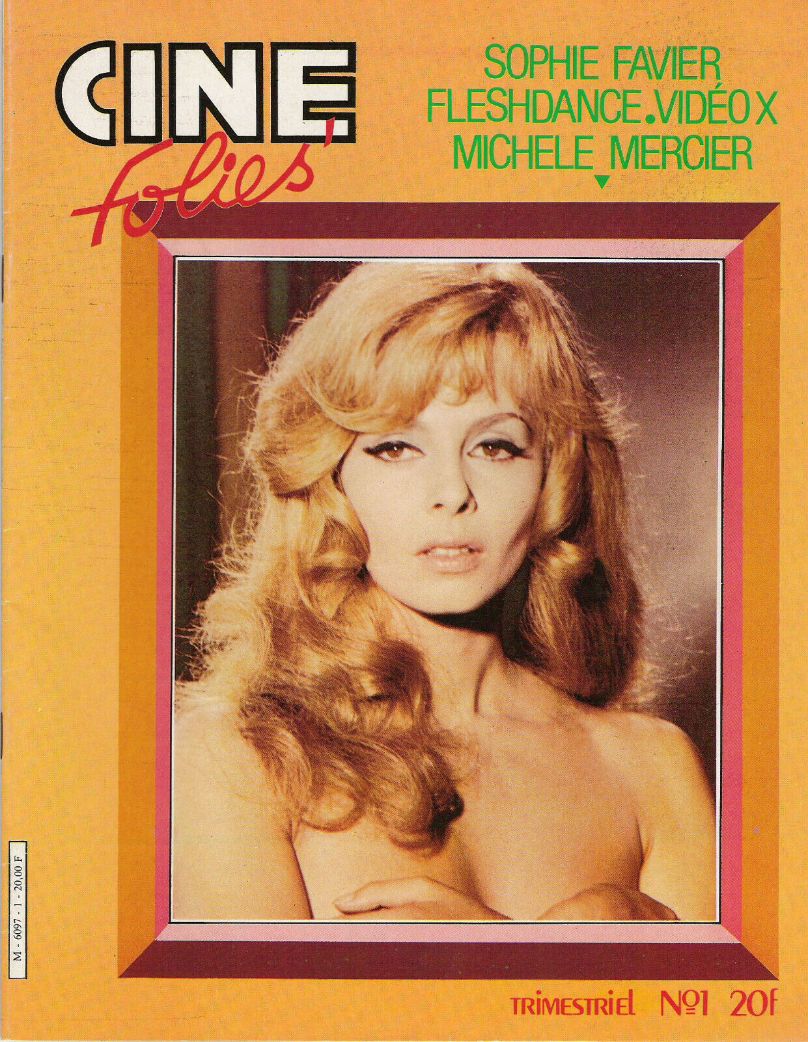 CINE FOLIES magazine side cover Issue 1 November 1984