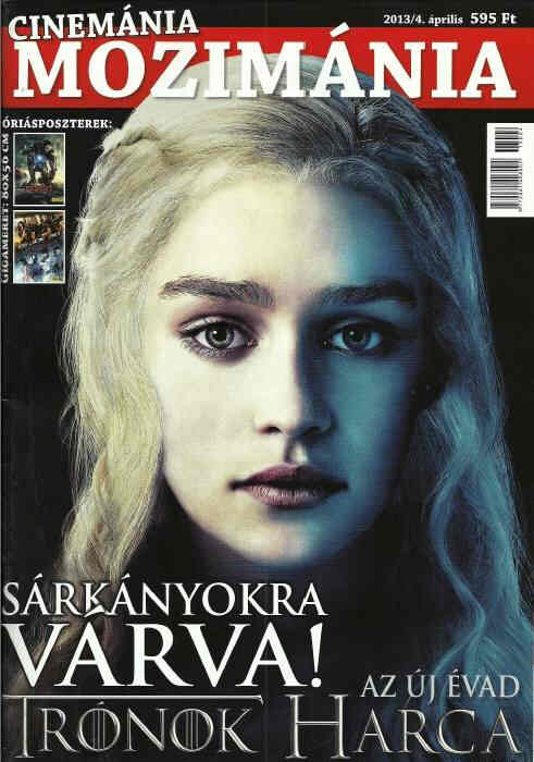 CINEMANIA MOZIMANIA magazine side cover April 2013