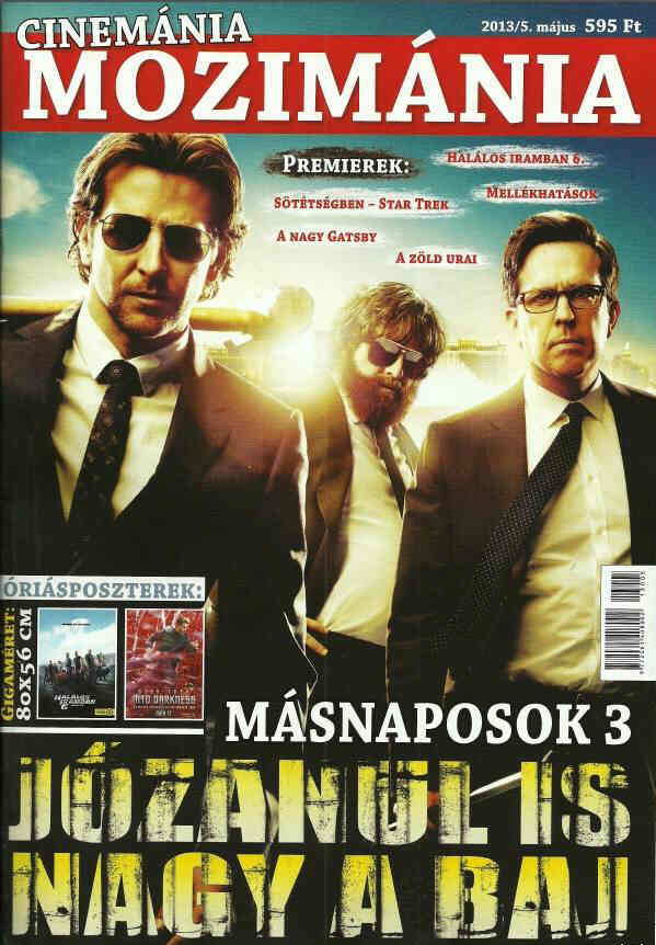 CINEMANIA MOZIMANIA magazine side cover May 2013