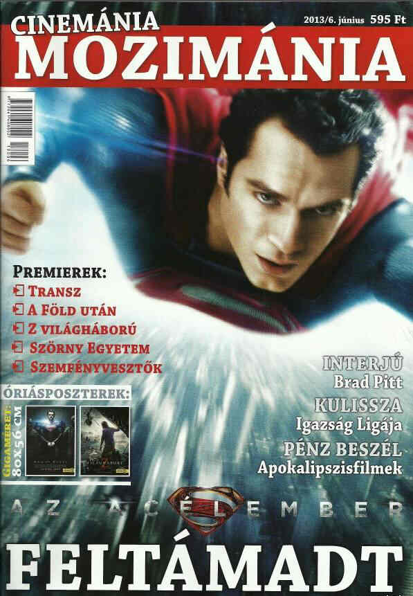 CINEMANIA MOZIMANIA magazine side cover June 2013