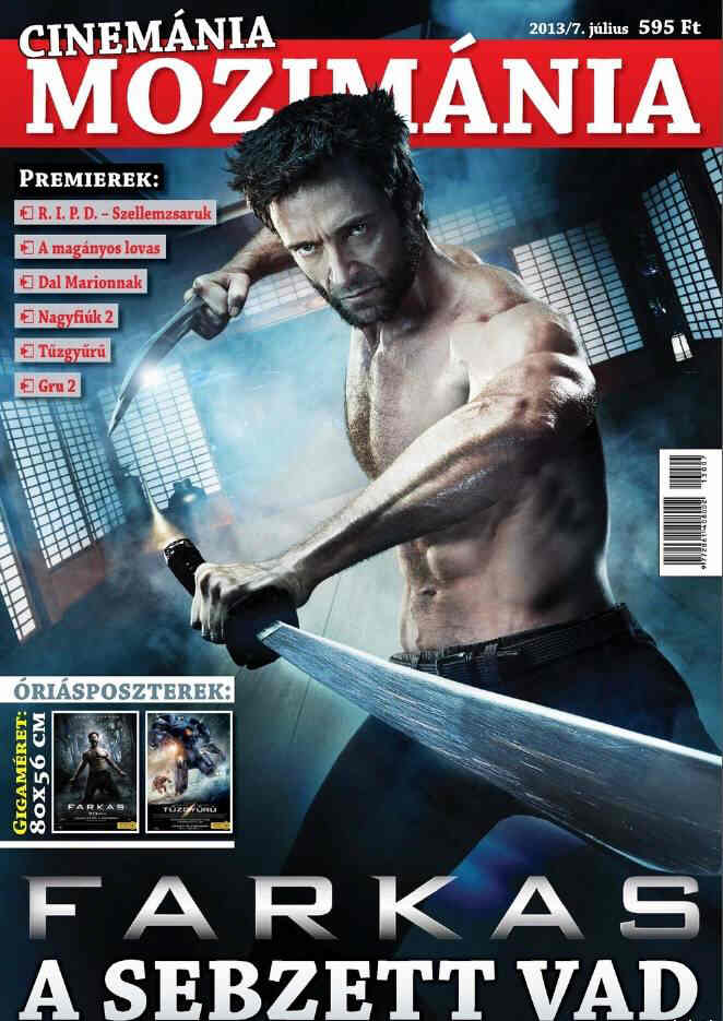 CINEMANIA MOZIMANIA magazine side cover July 2013