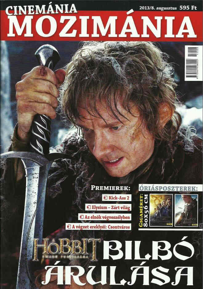 CINEMANIA MOZIMANIA magazine side cover August 2013