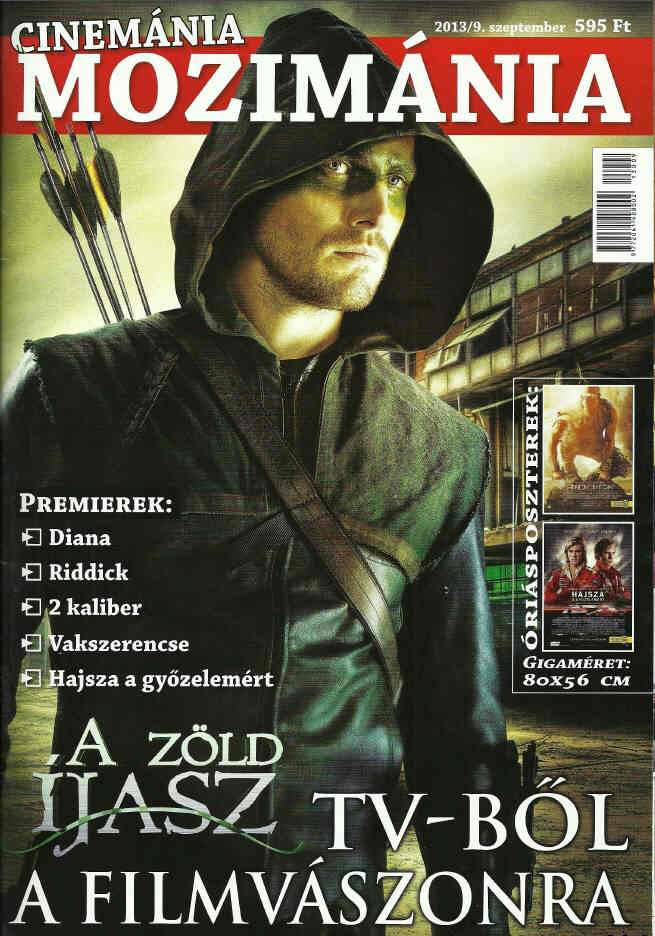 CINEMANIA MOZIMANIA magazine side cover September 2013