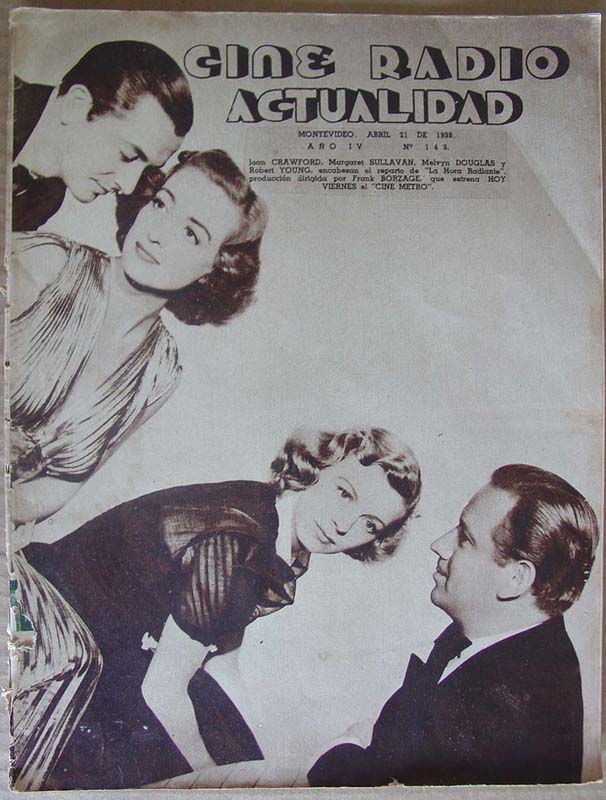 CINE RADIO ACTUALIDAD magazine side cover Issue 149 21 April 1939