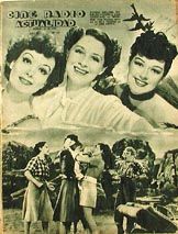 CINE RADIO ACTUALIDAD magazine side cover 22 March 1940