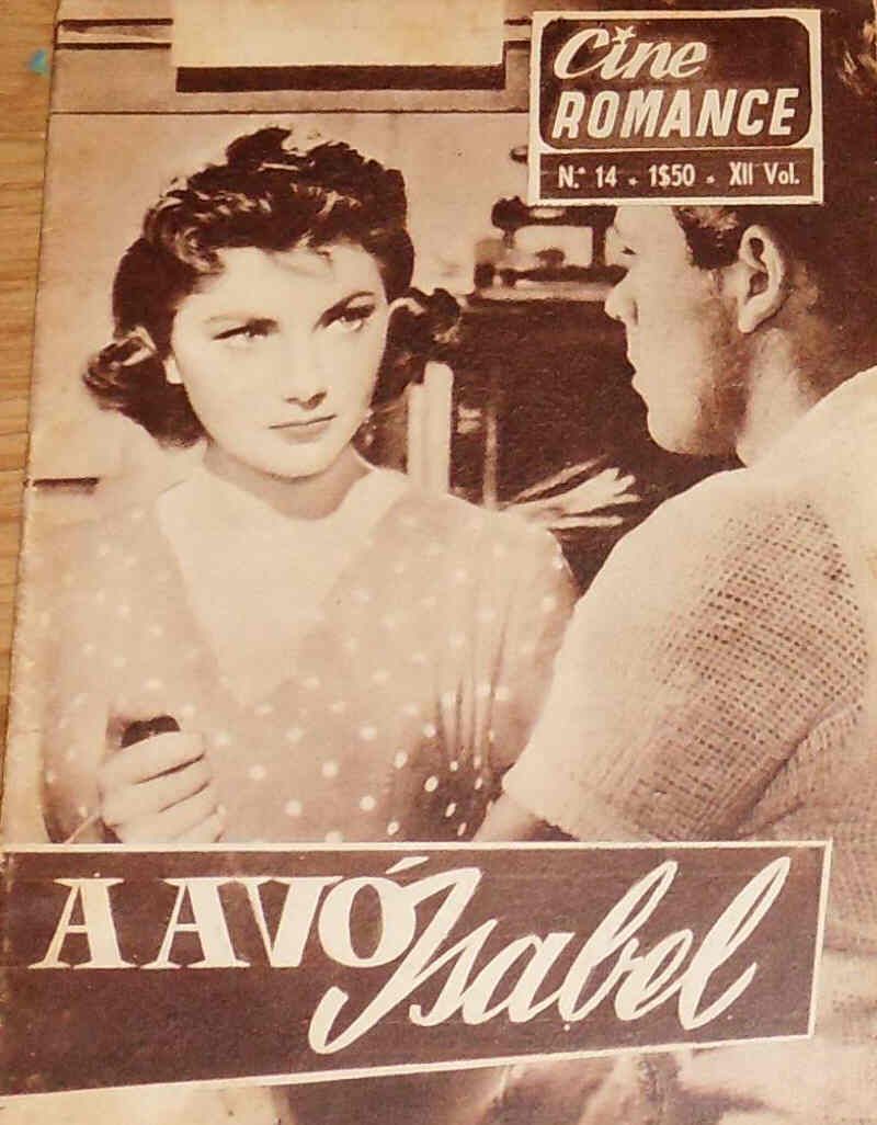 CINE ROMANCE magazine side cover Issue 220  Vol 12 # 14  1958