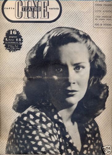 CINE TEATRO magazine cover Issue 8  1946