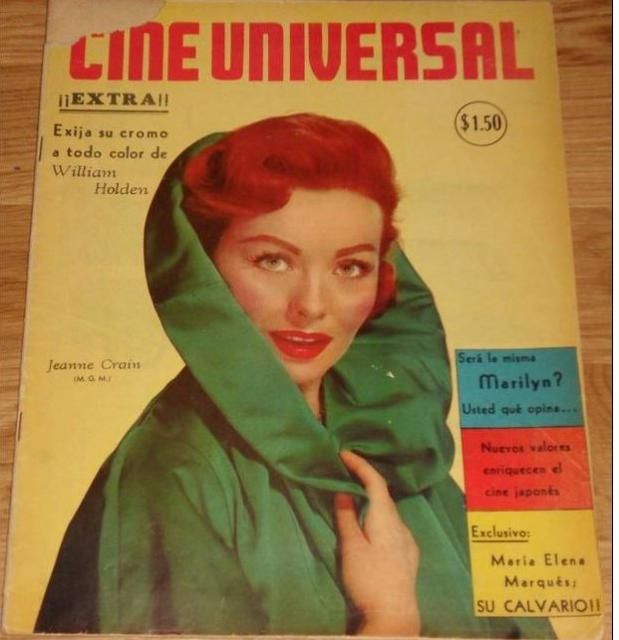 CINE UNIVERSAL magazine cover July 1956