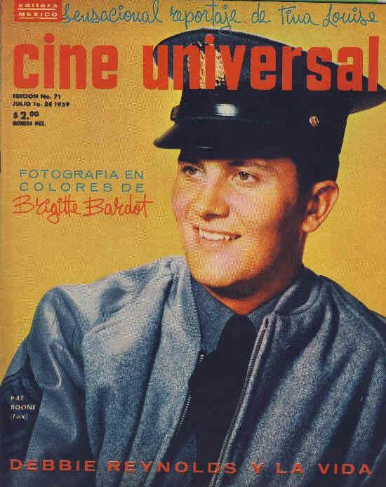 CINE UNIVERSAL magazine cover Issue 71 1 July 1959