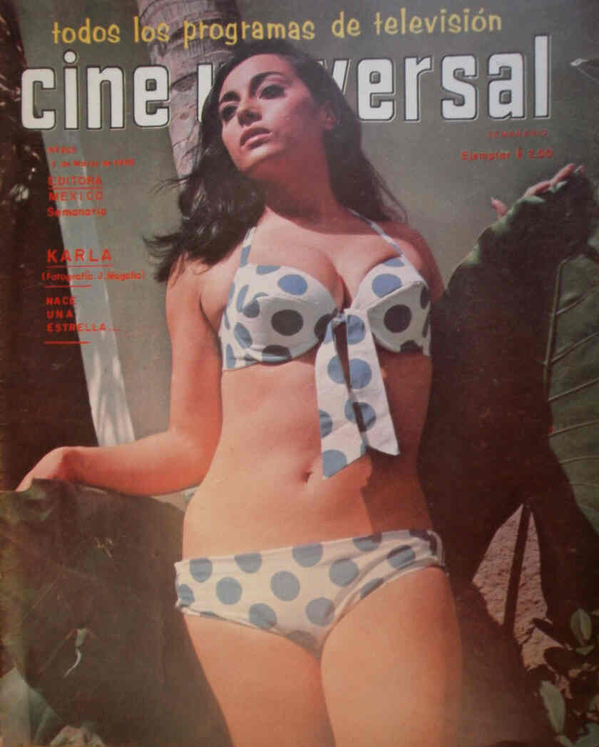 CINE UNIVERSAL magazine cover Issue 265 7 March 1968