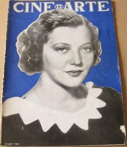 CINE ARTE magazine side cover Issue 4  June 1933