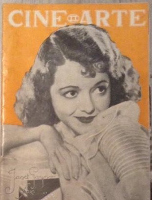 CINE ARTE magazine side cover Issue 5   1933