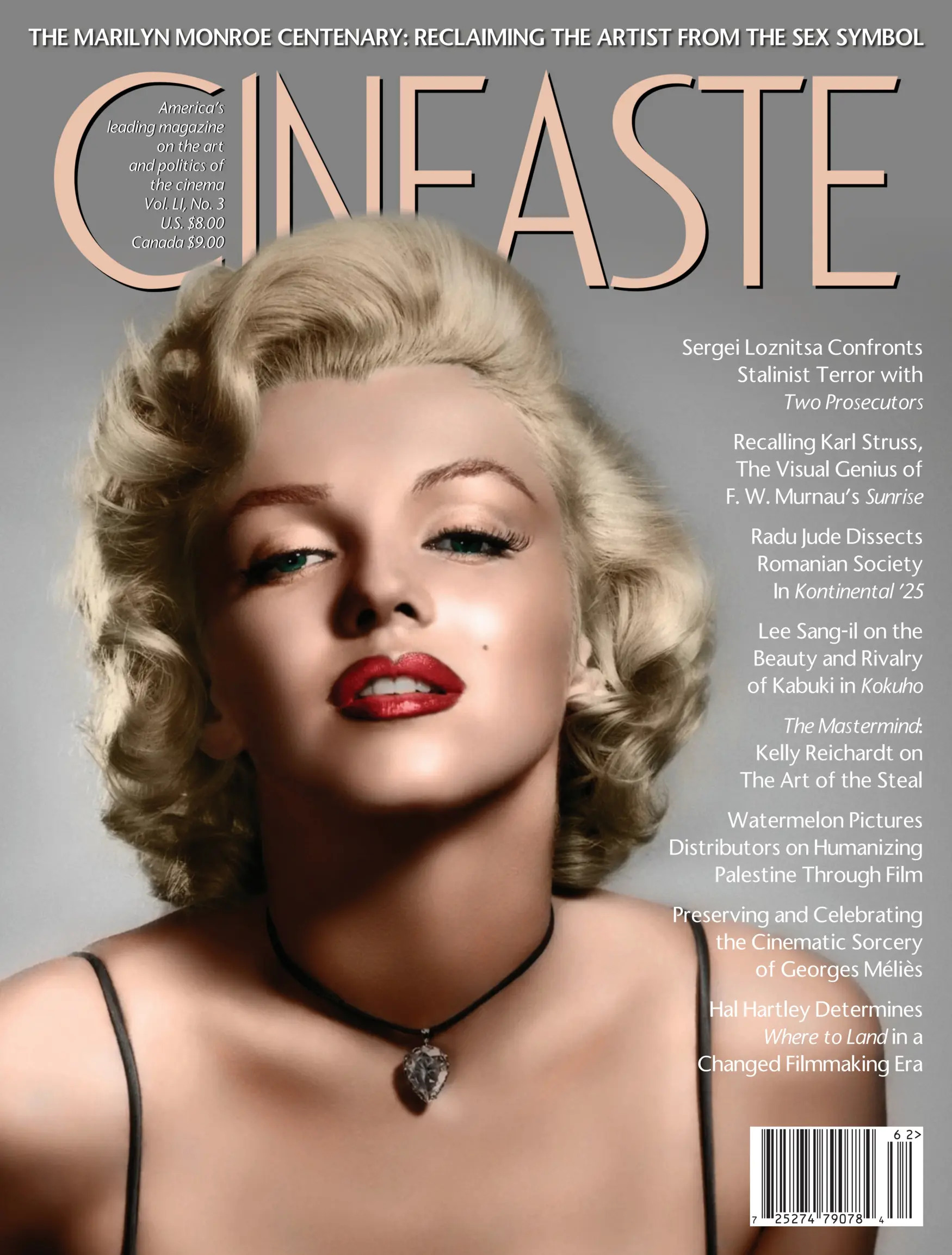 CINEASTE magazine cover