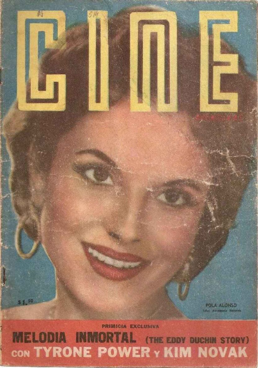 CINE AVENTURAS magazine side cover Issue 514 13 September 1956