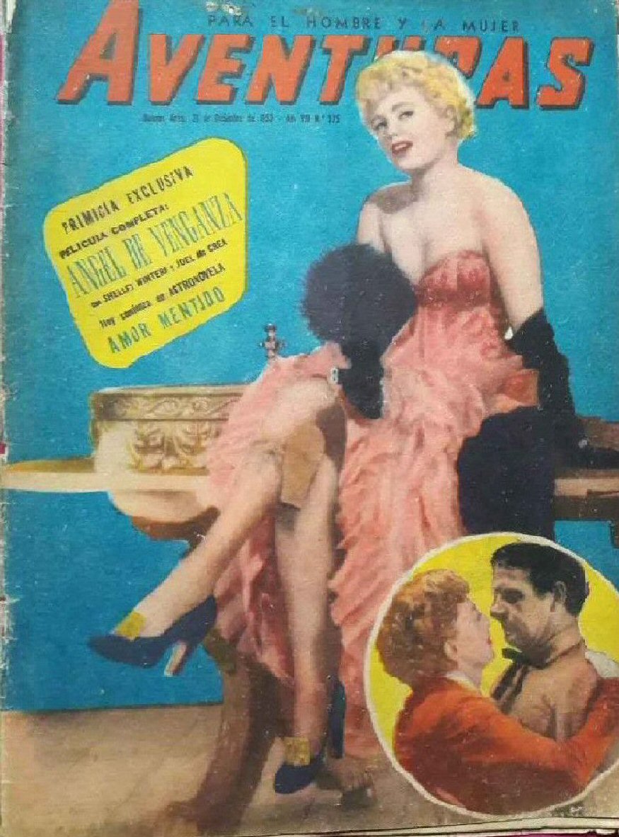 CINE AVENTURAS magazine side cover Issue 375   1953