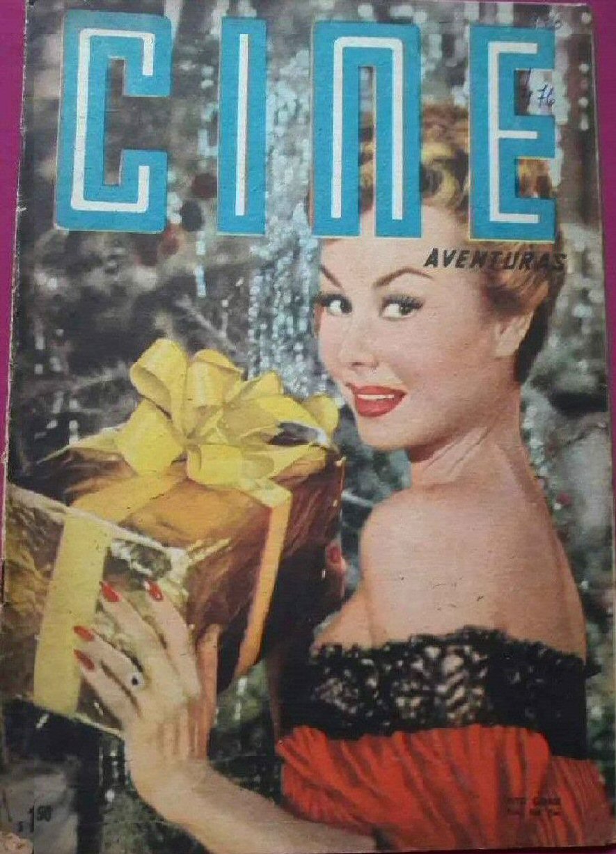 CINE AVENTURAS magazine side cover Issue 476 22 December 1955