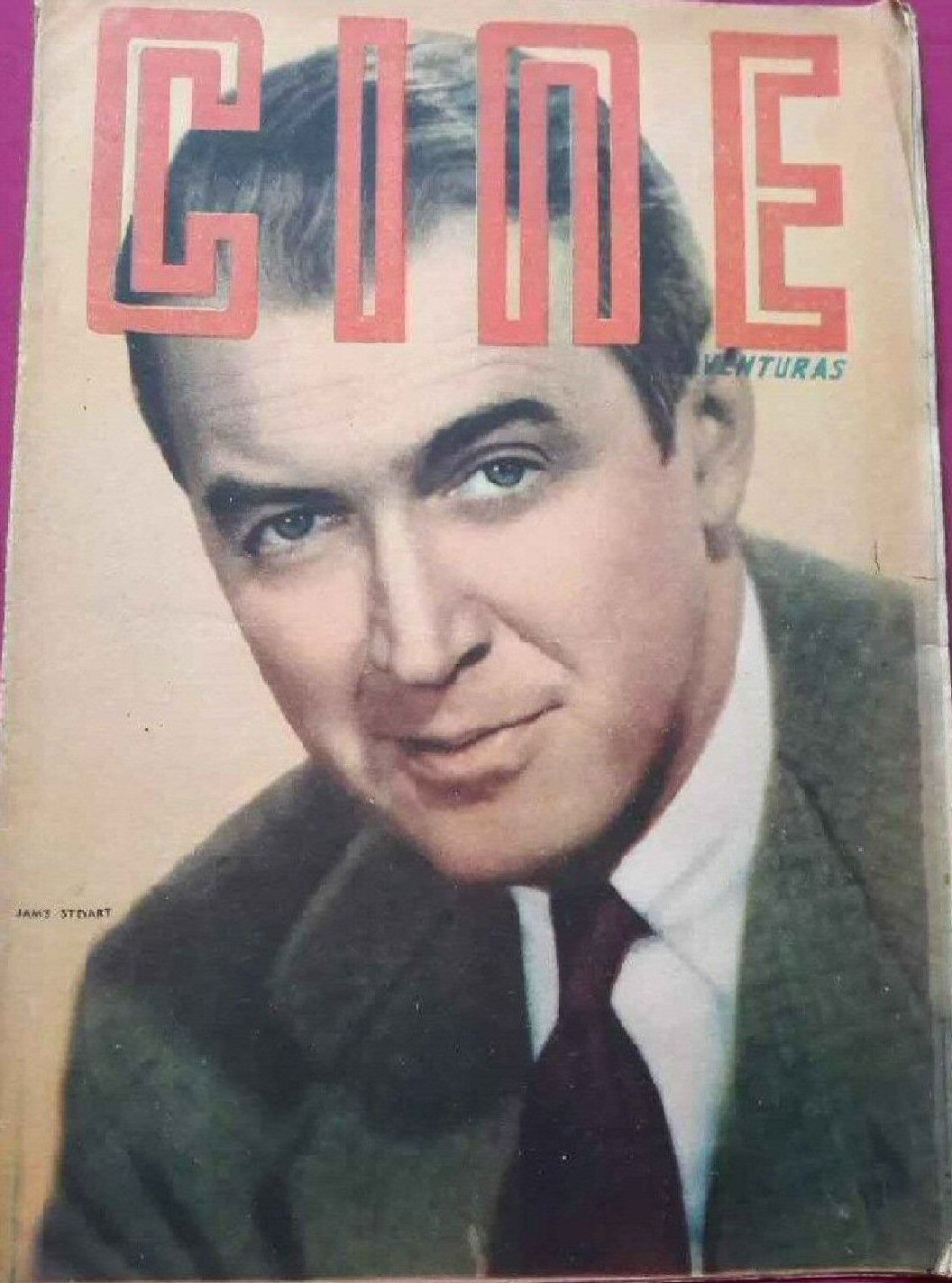 CINE AVENTURAS magazine side cover Issue 494   1956