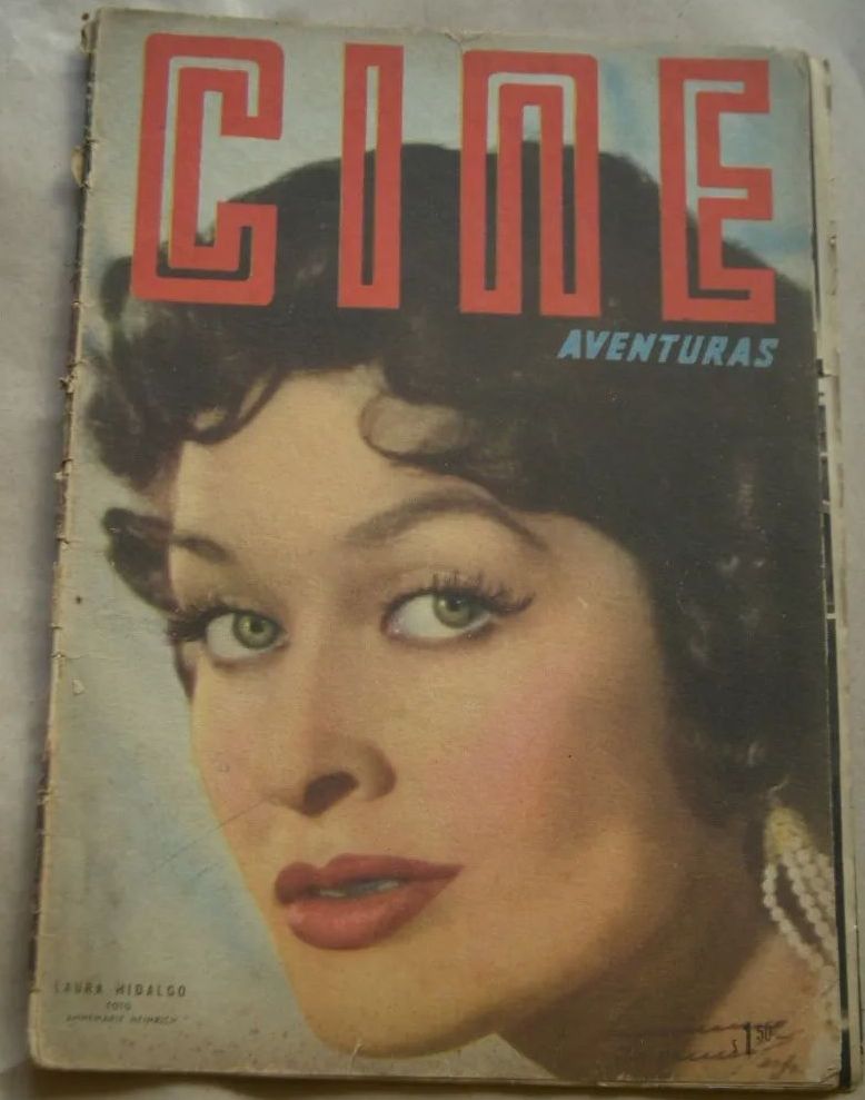 CINE AVENTURAS magazine side cover Issue 452 30 June 1955