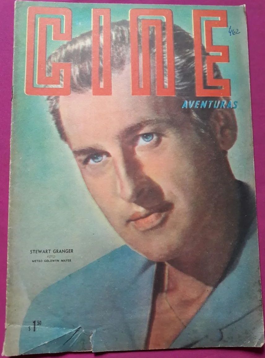 CINE AVENTURAS magazine side cover Issue 462 8 September 1955