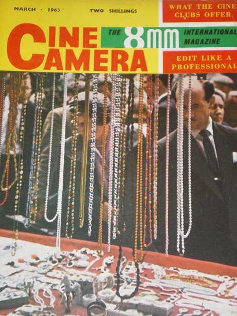 CINE CAMERA magazine cover March 1963