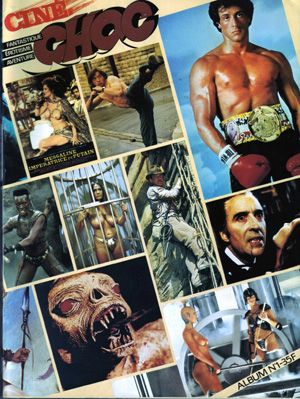 CINE CHOC magazine side cover Issue 1  Album  1984