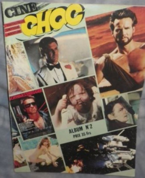 CINE CHOC magazine side cover Issue 2  Album December 1984