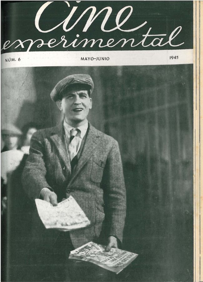 CINE EXPERIMENTAL magazine cover Issue 6  May/June 1945