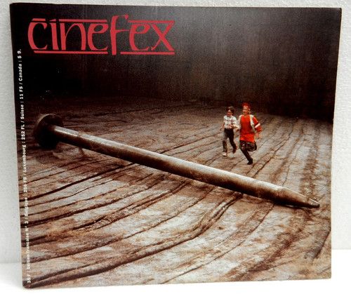 CINEFEX (FR) magazine side cover Issue 3 March 1990