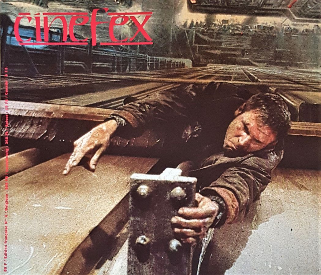 CINEFEX (FR) magazine side cover Issue 4 June 1990