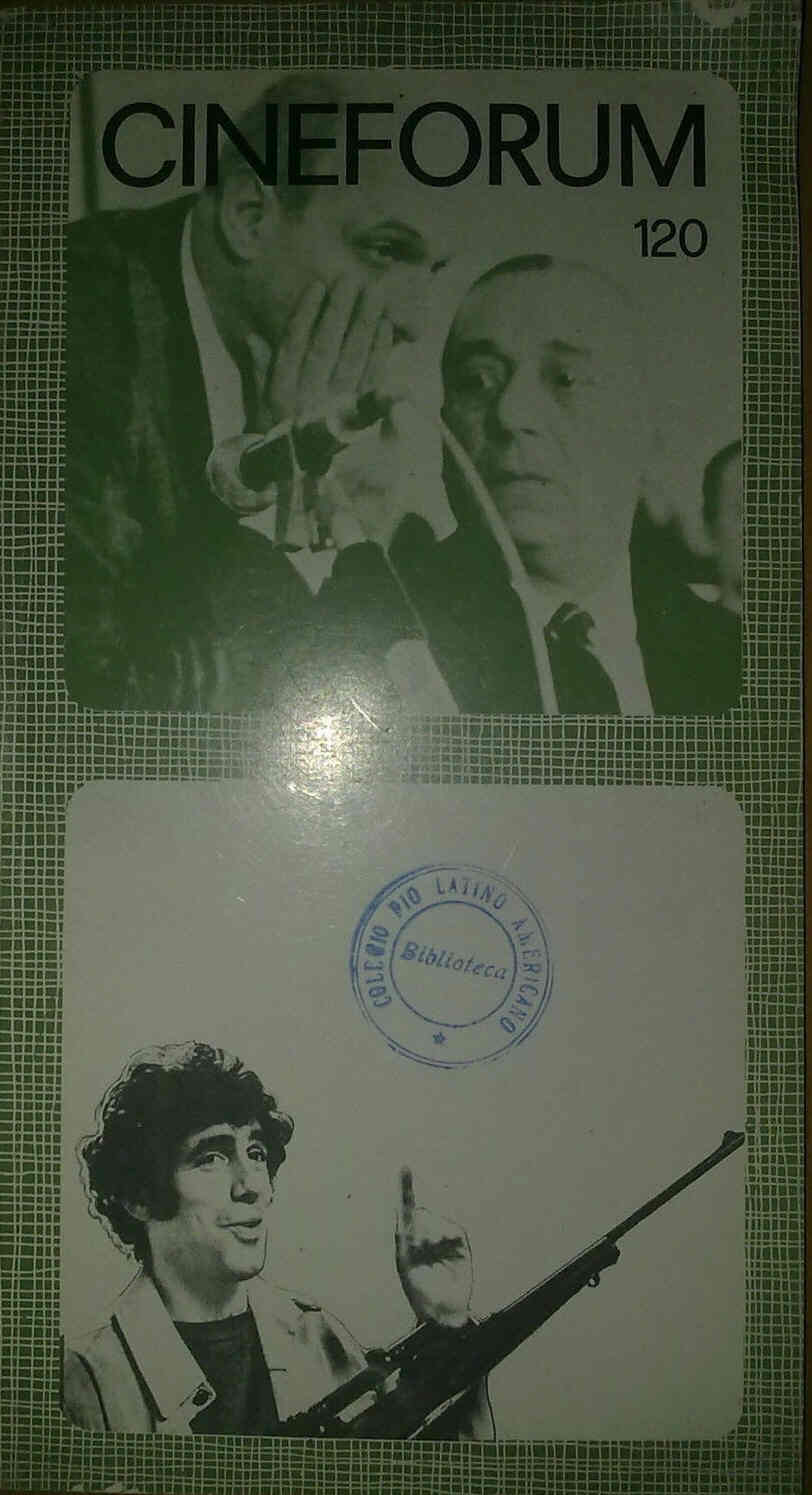 CINEFORUM magazine side cover Issue 120 February 1973