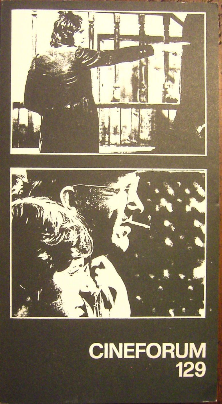 CINEFORUM magazine side cover Issue 129  1974