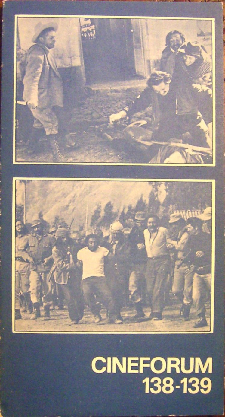 CINEFORUM magazine side cover Issue 138-9  1974