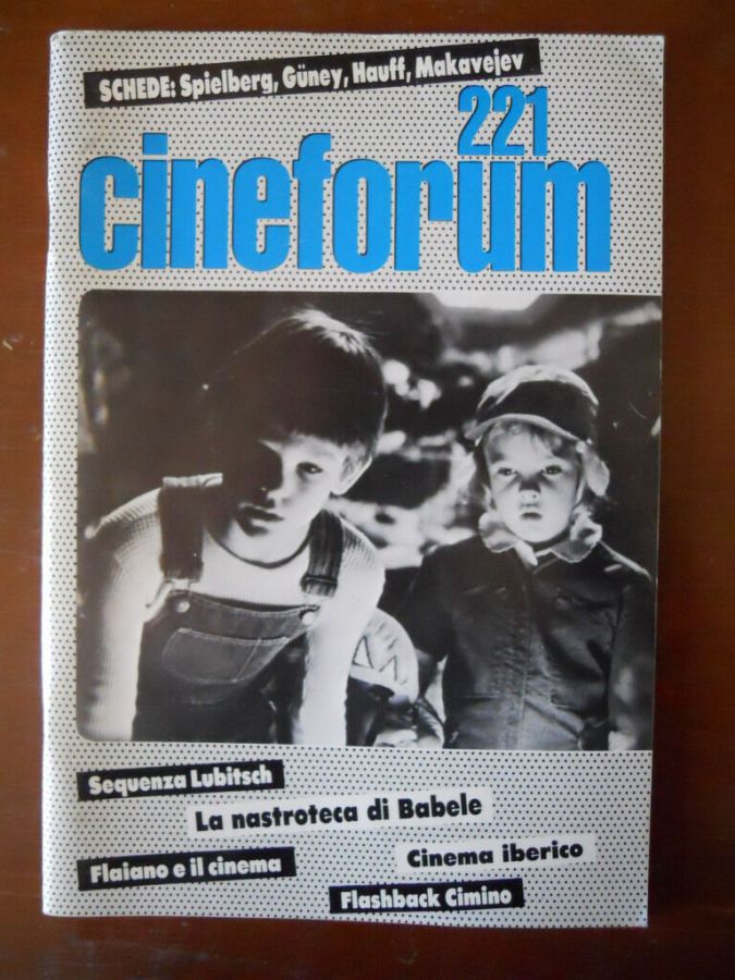 CINEFORUM magazine side cover Issue 221  1983