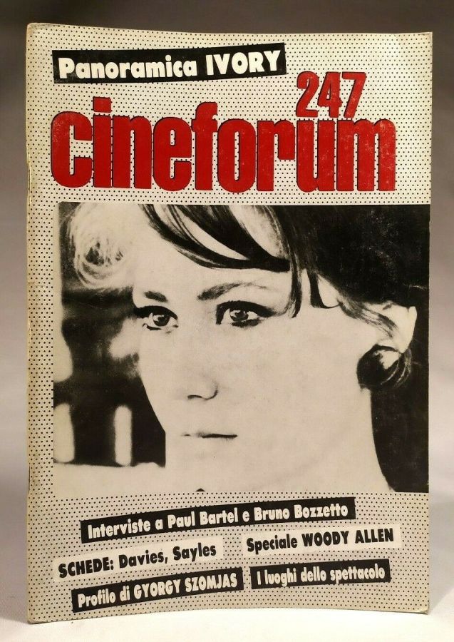 CINEFORUM magazine side cover Issue 247  1985