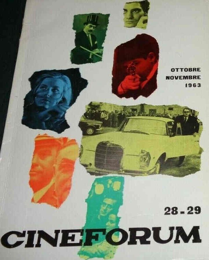 CINEFORUM magazine side cover Issue 28/29 October/November 1963