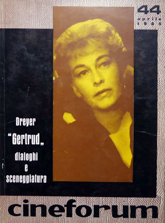 CINEFORUM magazine cover Issue 44 April 1965