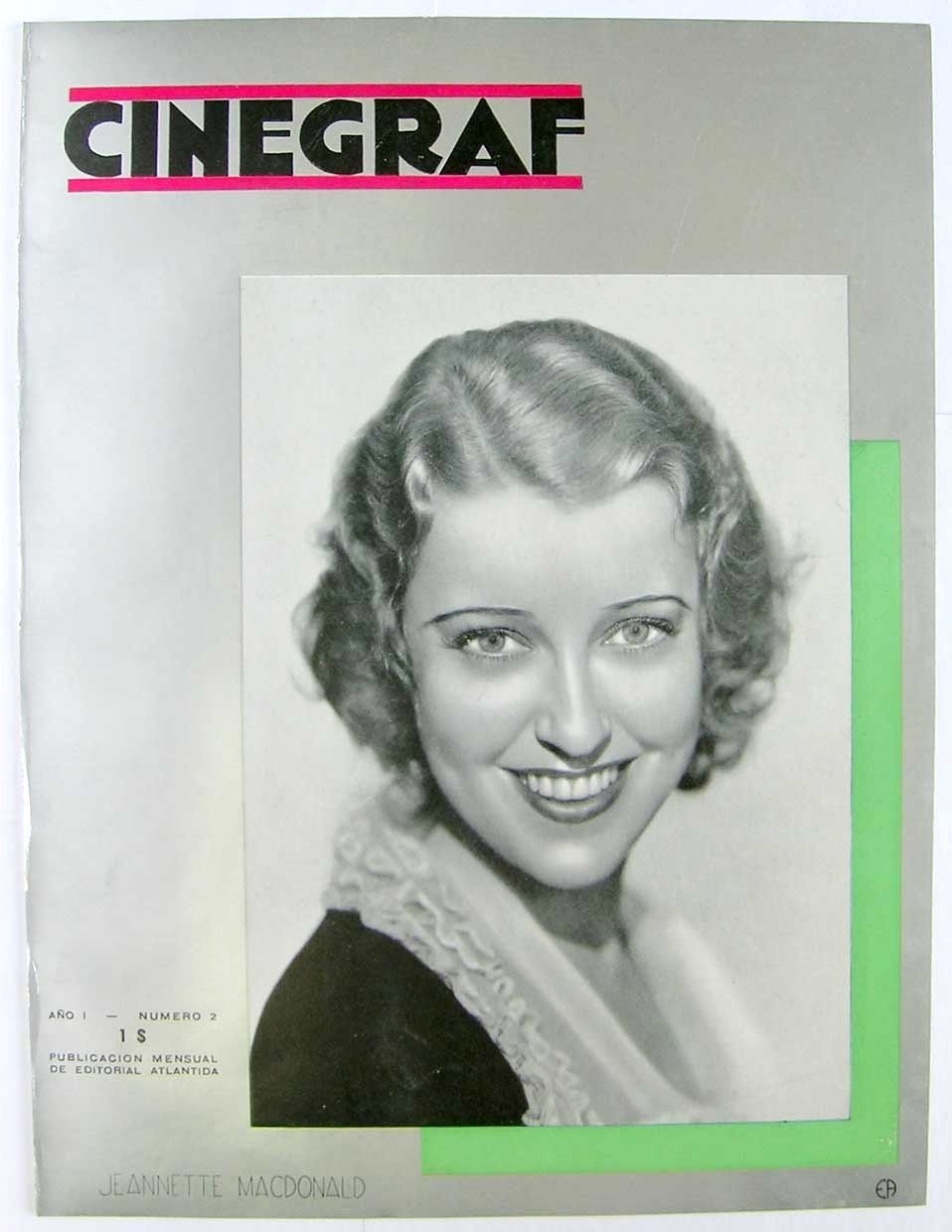 CINEGRAF magazine cover Issue 2 May 1932
