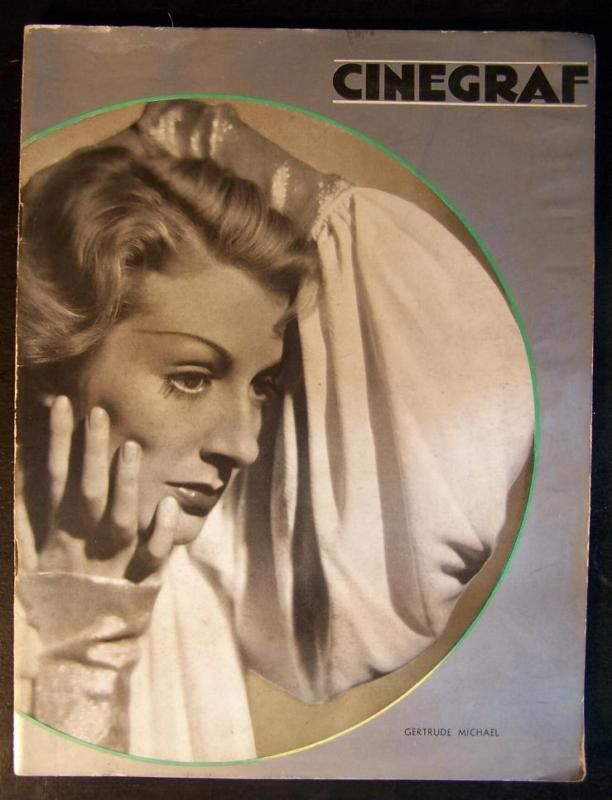 CINEGRAF magazine cover Issue 34 January 1935
