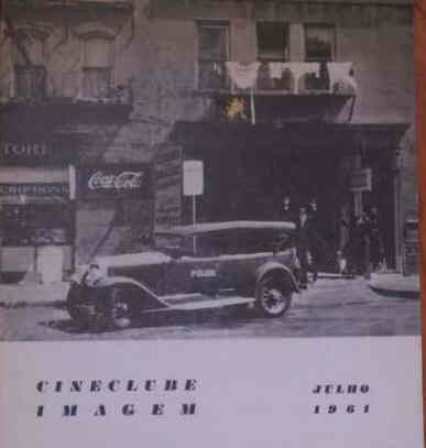 CINECLUBE IMAGEM magazine side cover July 1961