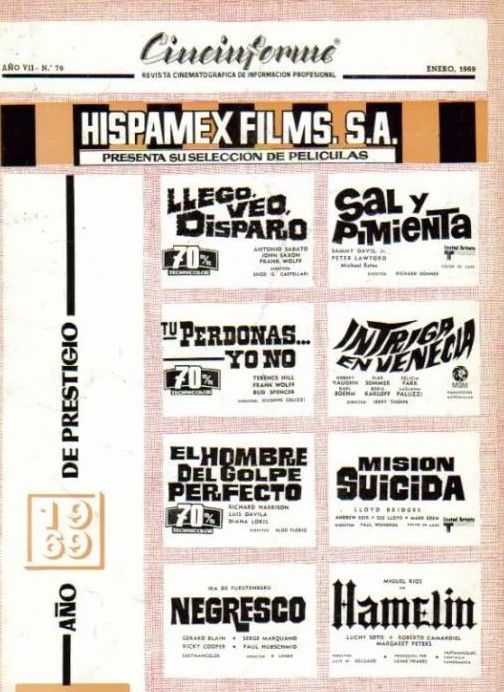 CINEINFORME magazine cover Issue 76  January 1969