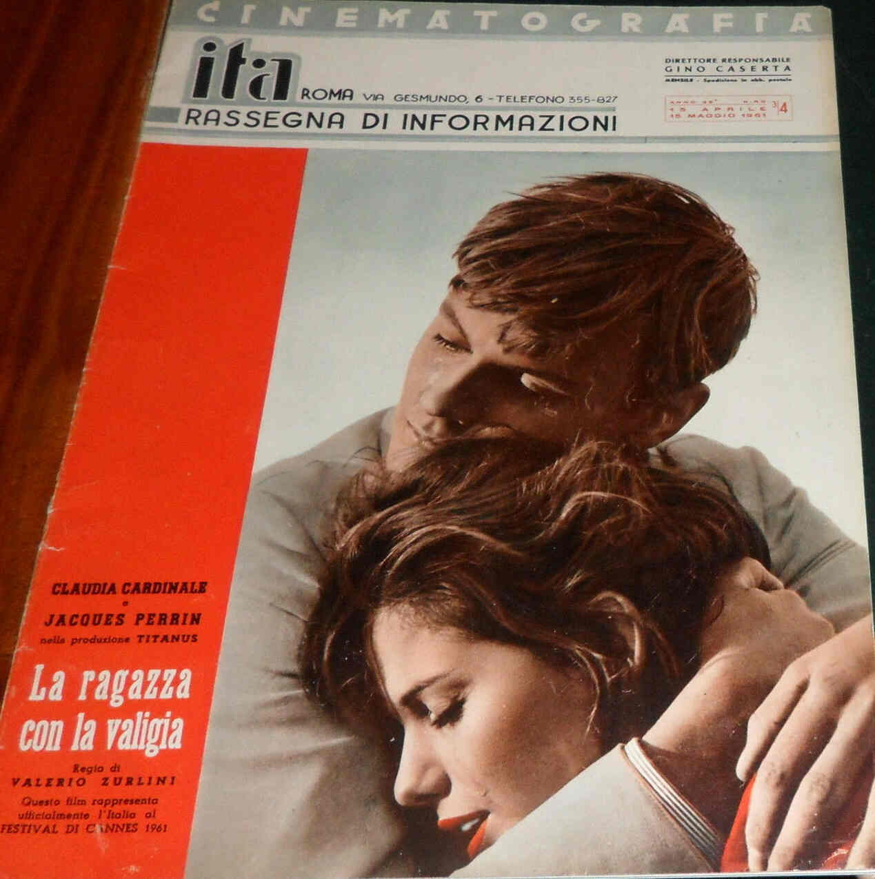 CINEMATOGRAFIA ITA magazine cover April/May 1961